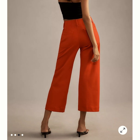 The Colette Ponte Crop Wide-Leg Pants by Maeve - Picture 4 of 6